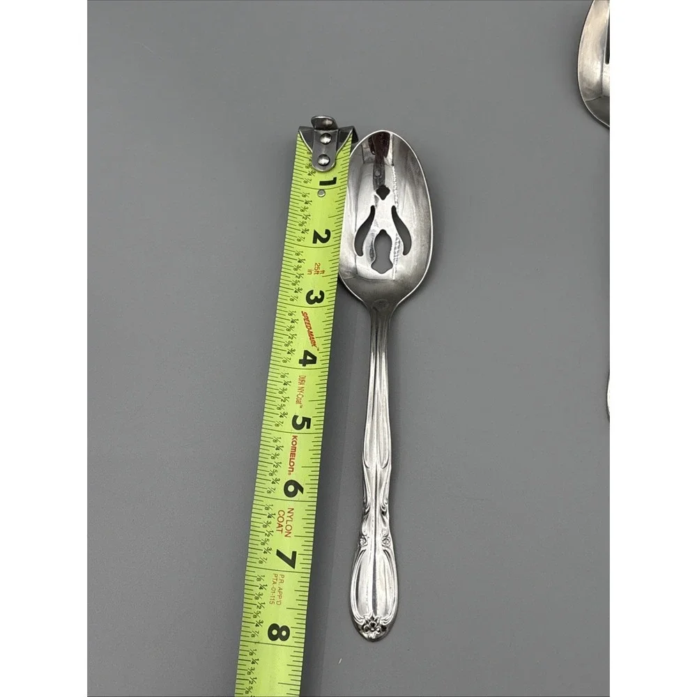 Chapel Hill Superior Stainless 4 Pc Serving Fork Slotted Spoon Ladle Butter VTG